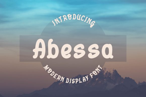 Abessa: A Bold, Authentic Display Font for Makers