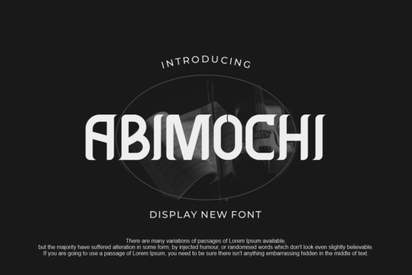 Abimochi: A Stylish Display Font That Works—When You Use It Right