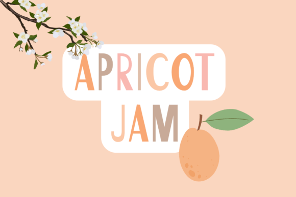Apricot Jam: A Display Font That Feels Like Sunlight on Paper