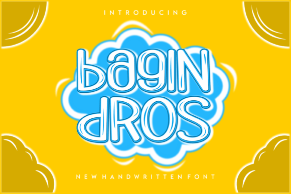 Bagindros Display Font for Handmade Creators