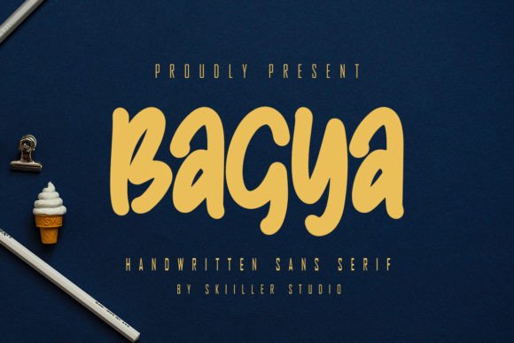 Bagya: A Handwritten Display Font with Quiet Confidence
