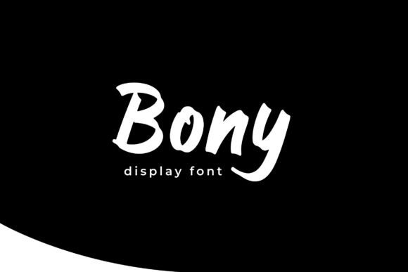 Bony: A Bold, Brushed Display Font That Elevates Your Brand