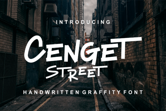 Cenget Street: A Bold Display Font for Modern Brand Identity