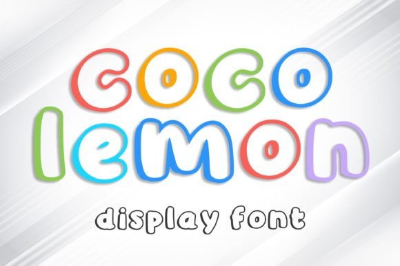 Coco Lemon: A Playful Display Font That Actually Works