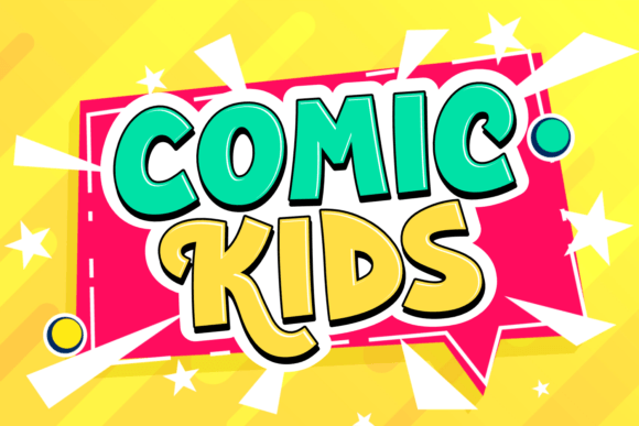Comic Kids: A Playful Display Font That Builds Brand Recognition