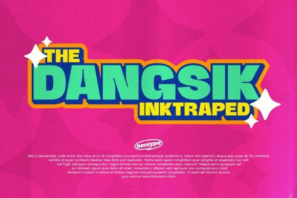 Dangsik: A Bold, Ink-Trap Display Font for Thoughtful Editorial Design