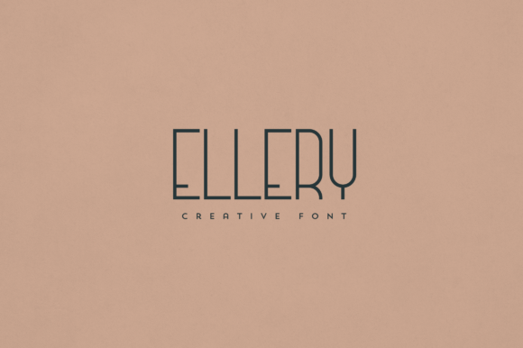 Ellery Display Font for Handmade Brands & Printables