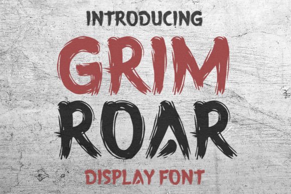 Grimroar: A Bold, Authentic Display Font for Digital Branding