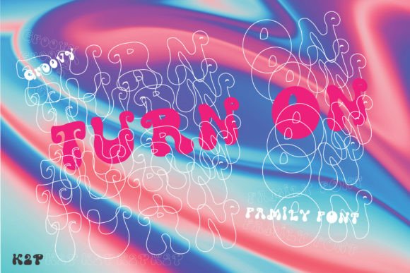 Groovy Turn on: A Display Font That Makes Your Headlines Pop