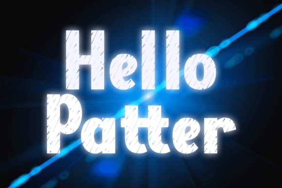 Hello Patter: A Display Font That Grabs Attention—Fast