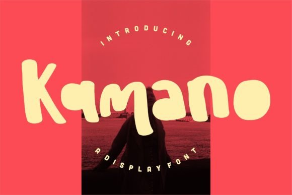 Kamano: A Joyful Display Font for Small Business Branding
