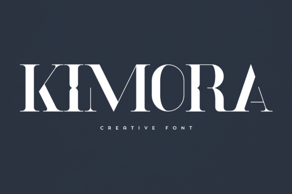 Kimora: A Display Font for Distinctive Editorial Identity