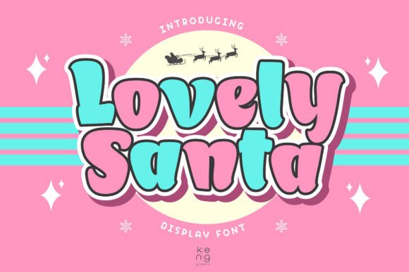 Lovely Santa: A Display Font with Editorial Charm