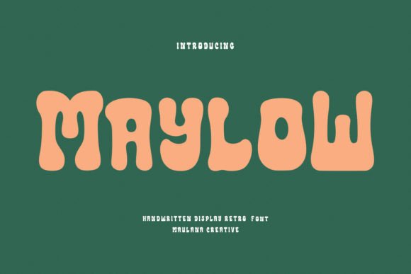 Maylow: A Display Font That Breathes Whimsy Into Editorial Layouts