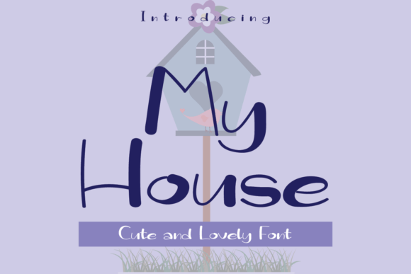 My House Display Font for Handmade Creators
