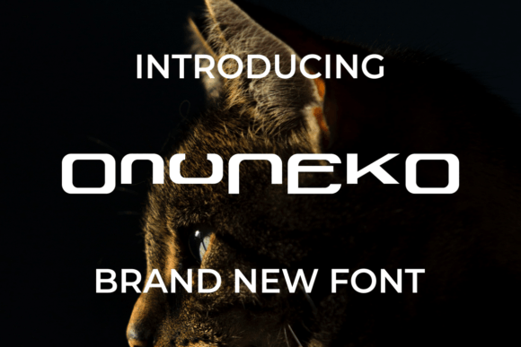 Onuneko: A Display Font That Makes Handmade Goods Shine