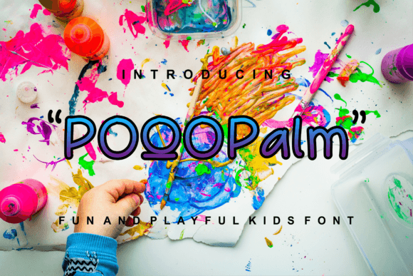 Poqo Palm: A Playful Handwritten Display Font for Crafters