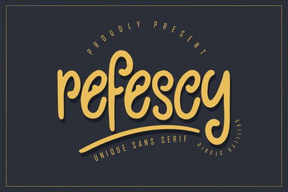 Refescy: A Display Font That Feels Like Sunlight on Paper