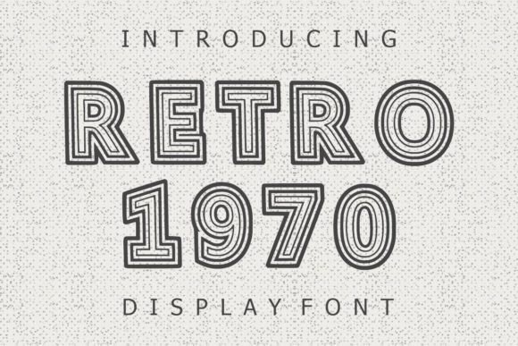 Retro 1970: A Bold Display Font for Memorable Branding