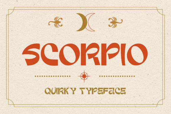 Scorpio: A Distinctive Display Typeface for Memorable Branding