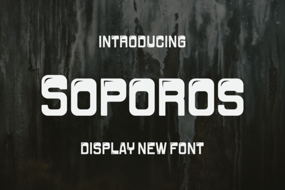 Soporos: A Bold Display Font for Handmade Creators
