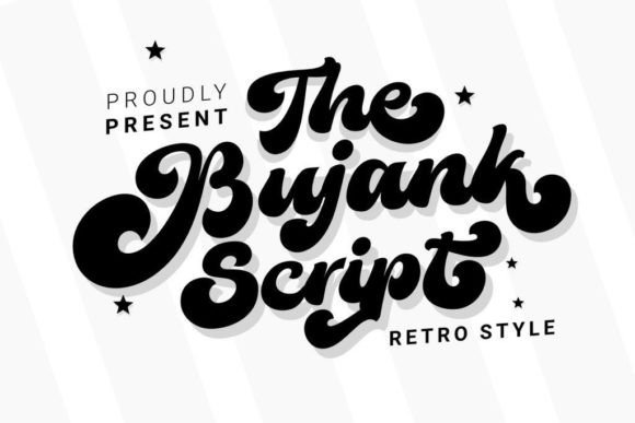 The Bujank Script: A Friendly Display Font for Thoughtful Design