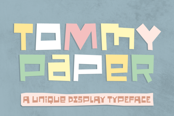 Tommy Paper: A Playful Display Font That Feels Like Hand-Drawn Joy