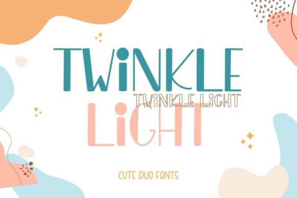Twinkle Light: A Handwritten Display Font That Feels Like a Smile