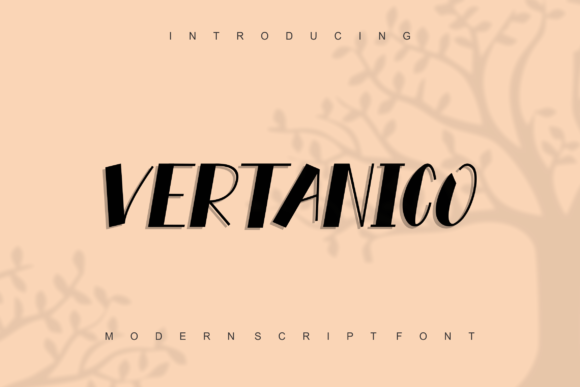 Vertanico: A Bold Display Font That Strengthens Your Brand