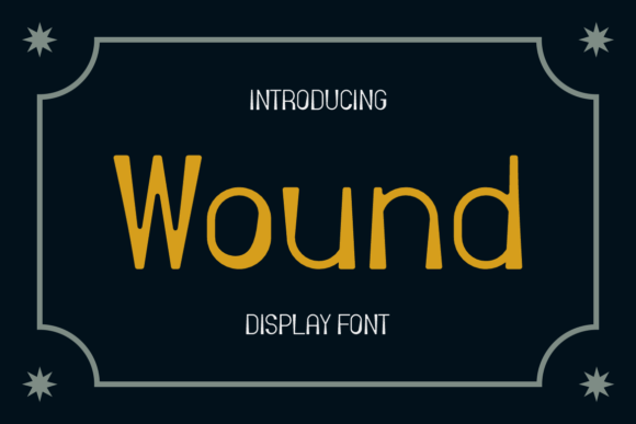 Wound: A Bold, Authentic Display Font That Stands Out—Not Just in Theory