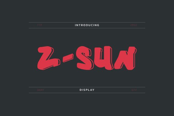 Z Sun: A Display Font That Anchors Your Editorial Voice